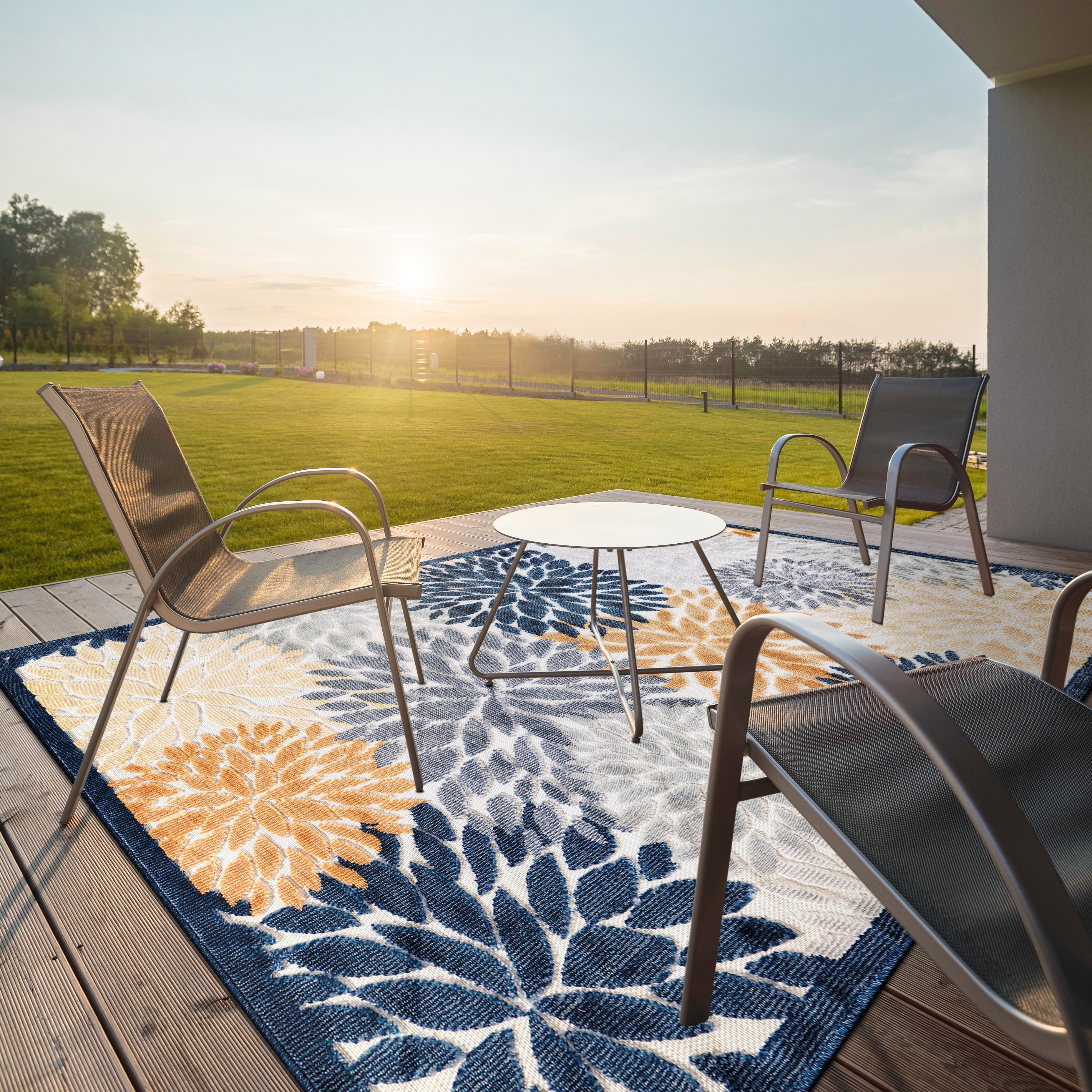 Tropical Outdoor Rug Multi