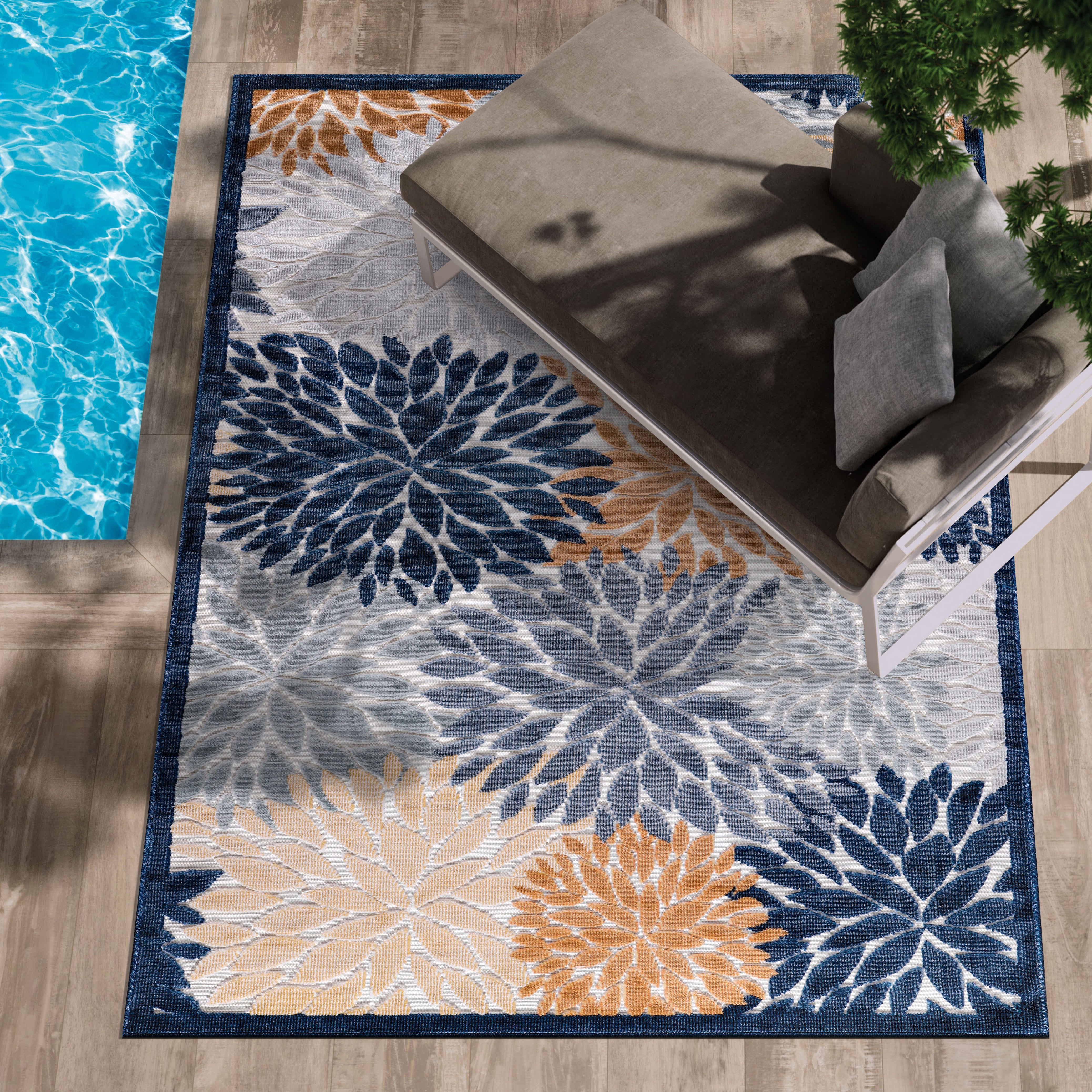 Tropical Outdoor Rug Multi