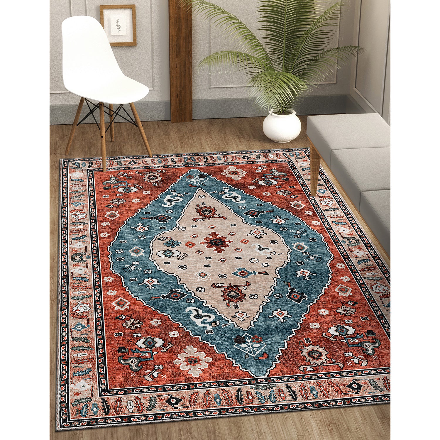 Persian Indoor Rug 4001-Red