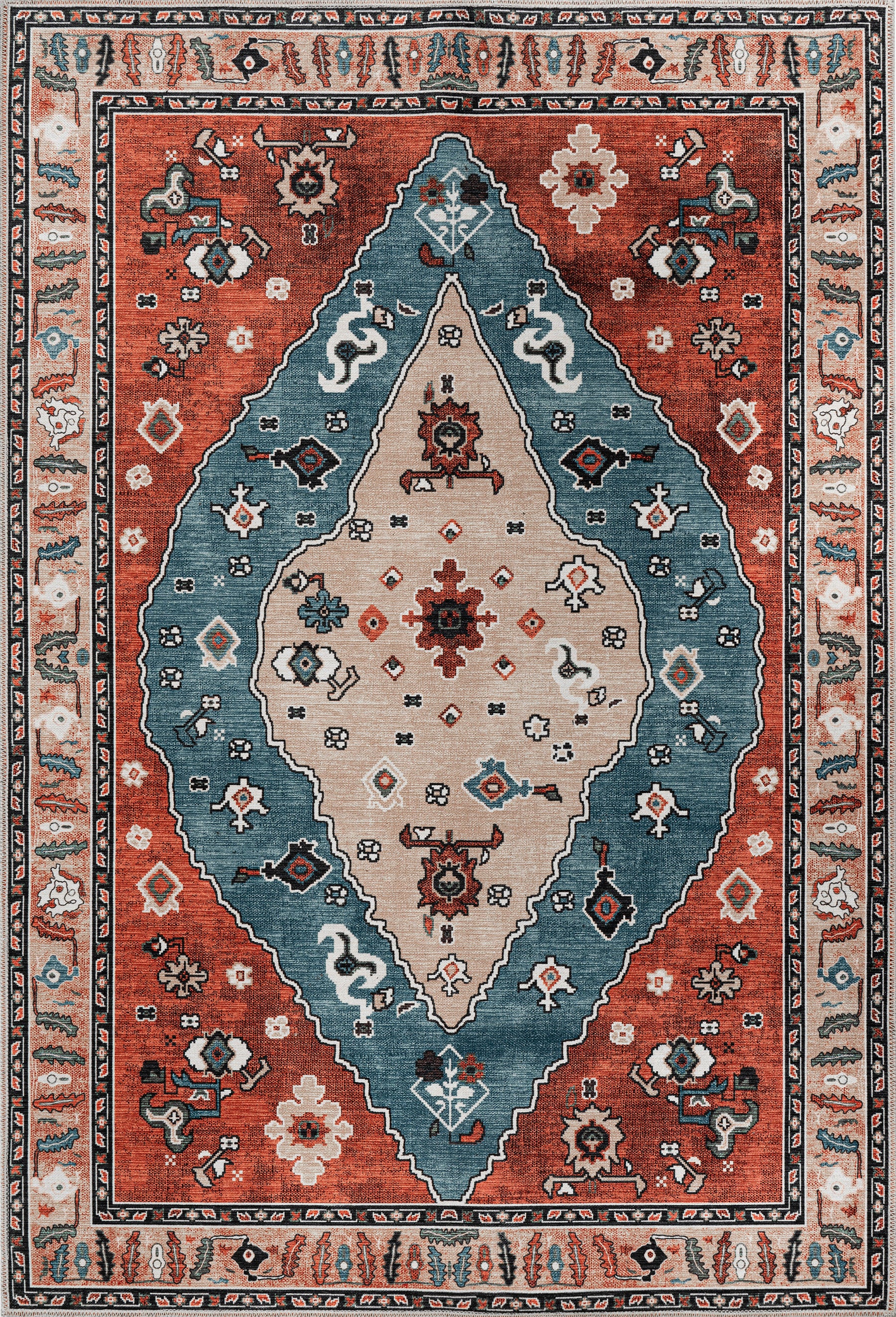 Persian Indoor Rug 4001-Red