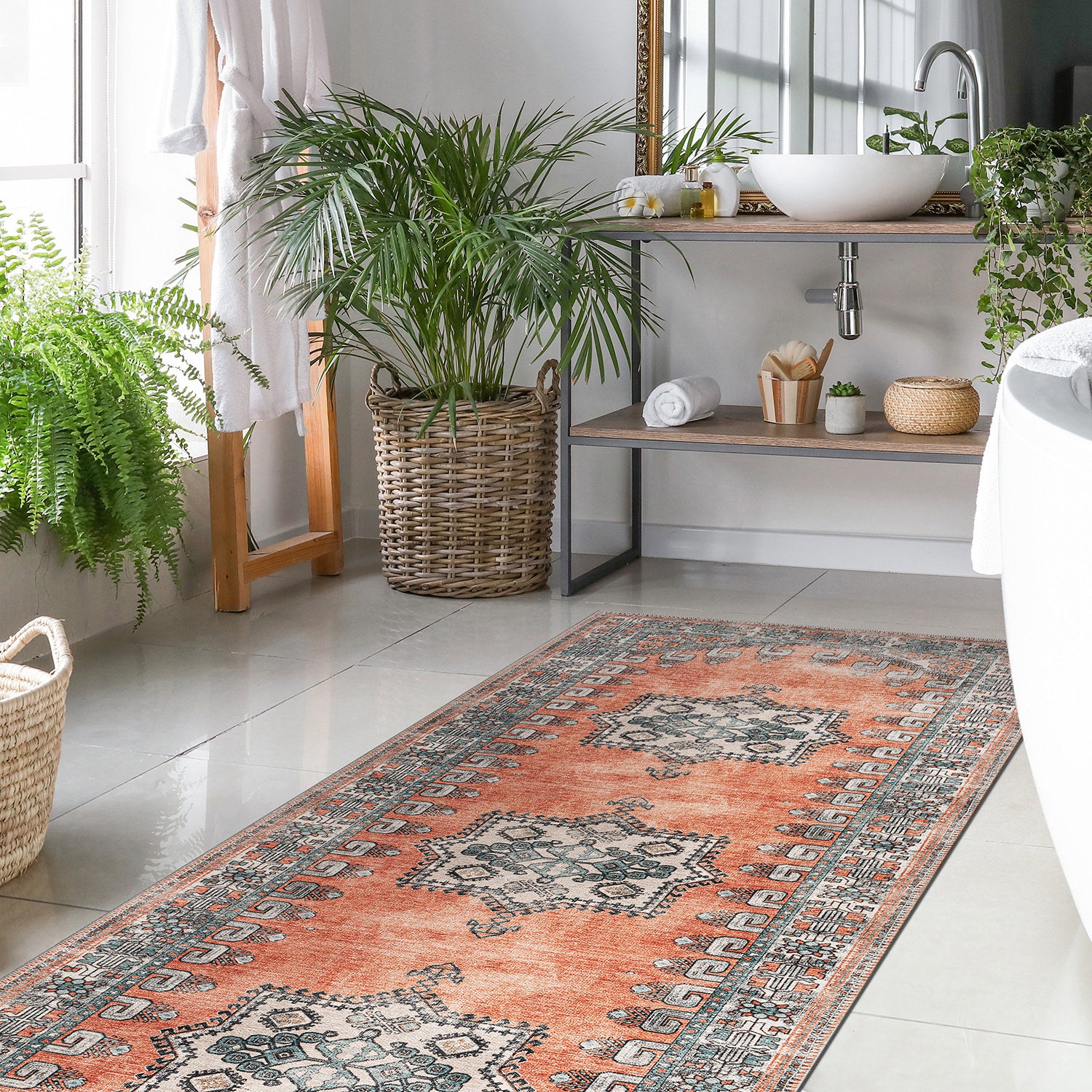 Persian Indoor Rug 4002-Orange