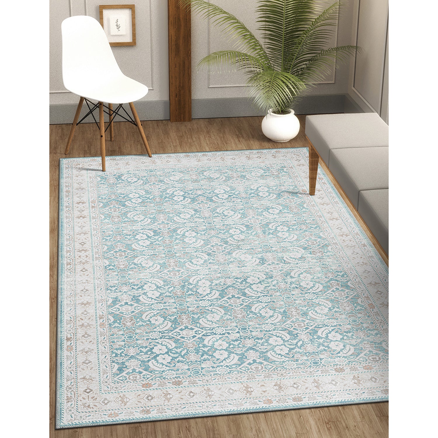 Persian Indoor Rug 4010-Teal