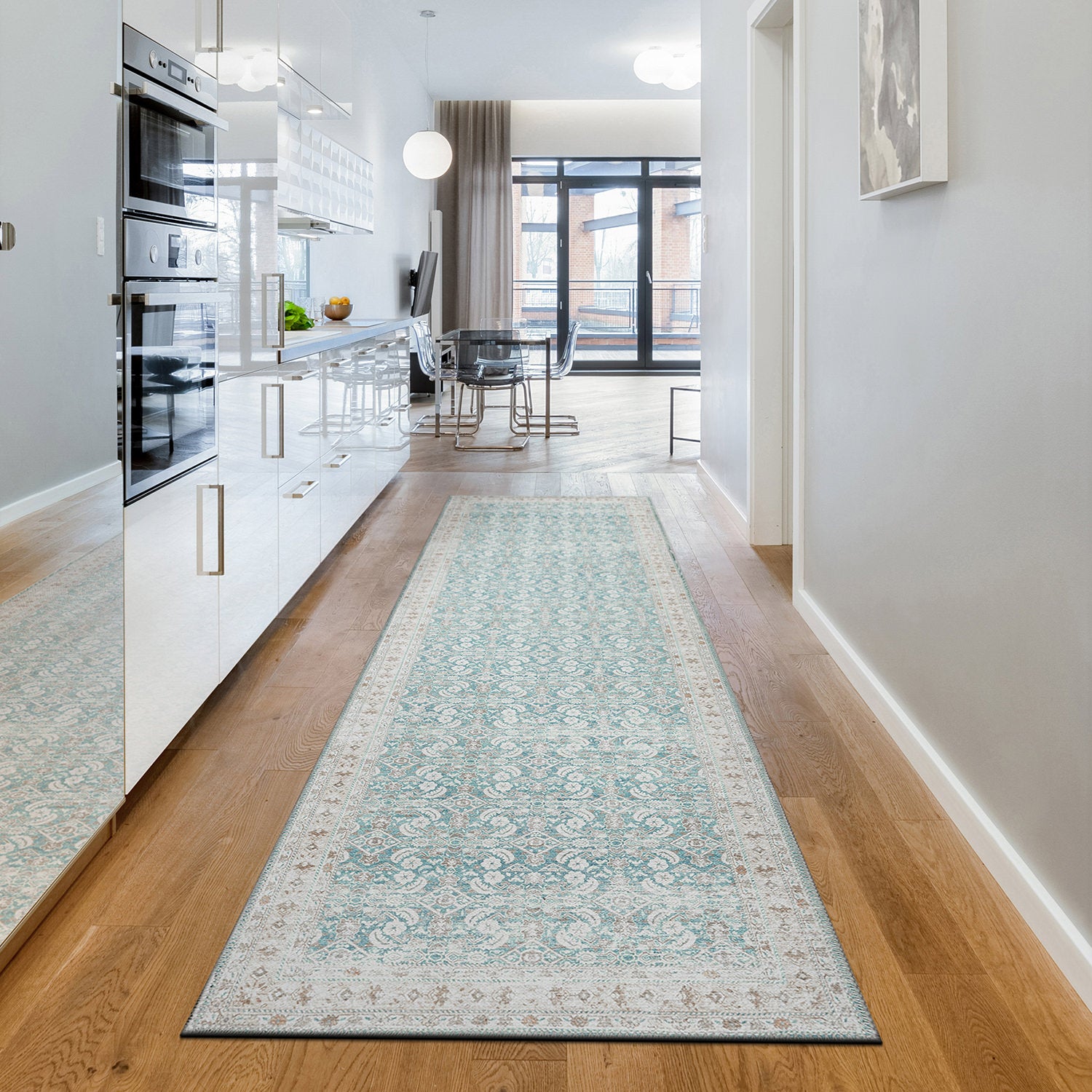 Persian Indoor Rug 4010-Teal