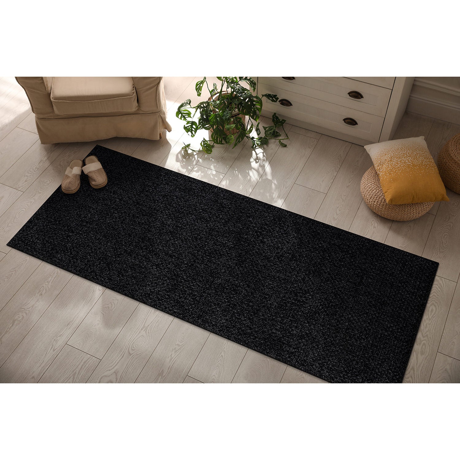 Easy Jute Indoor Outdoor Rugs Dark Gray