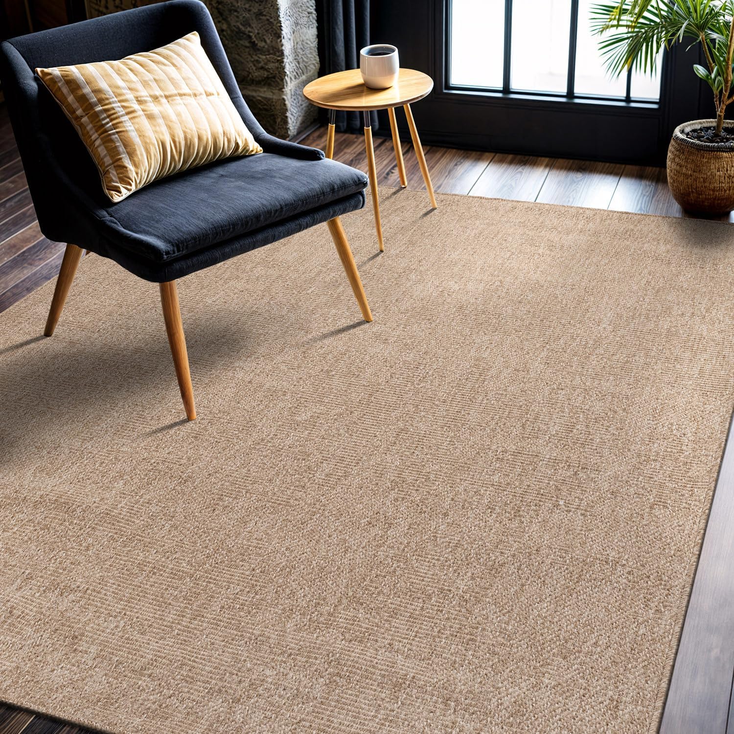 Flax Easy Jute Indoor Outdoor Rugs Natural Granulated