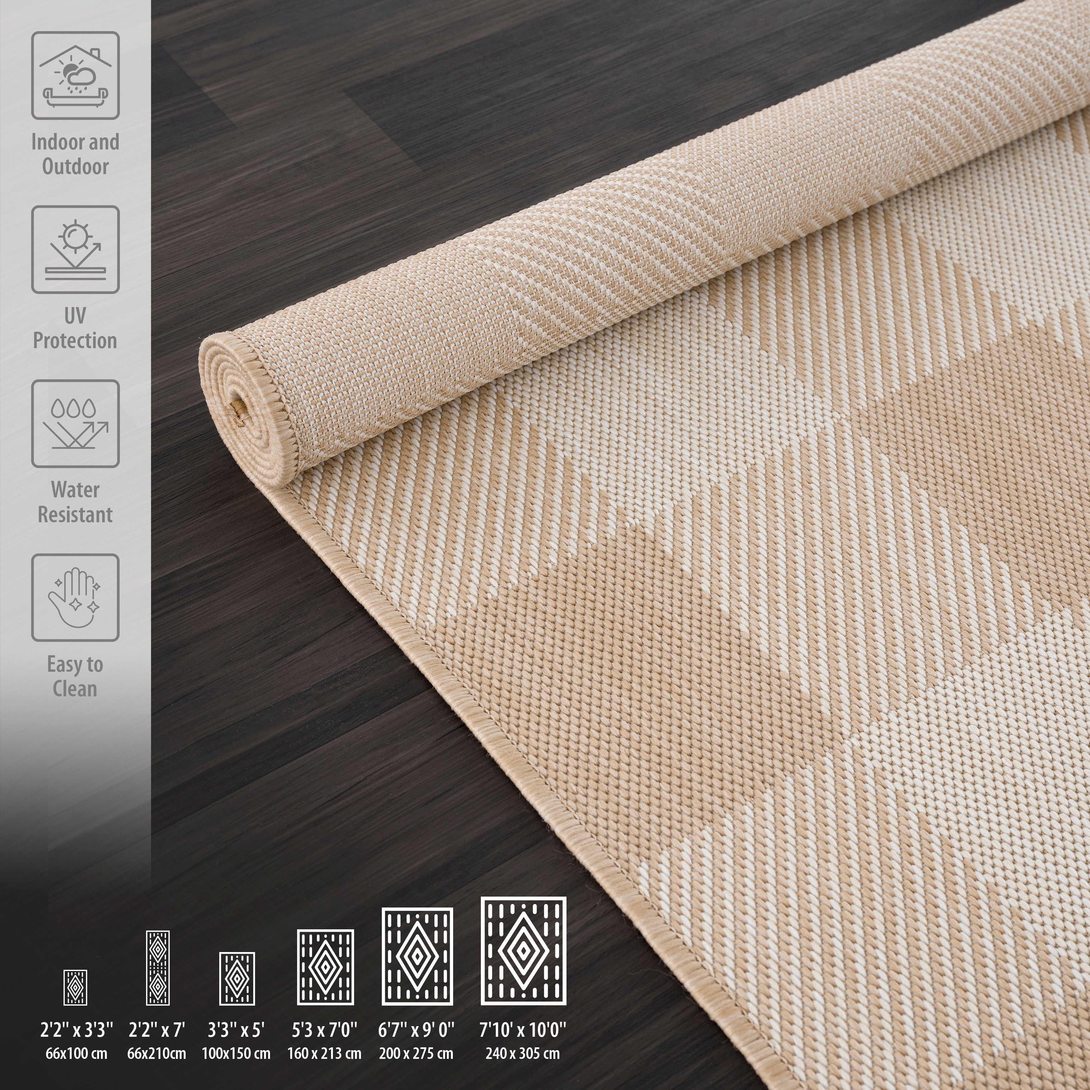 Buffalo Outdoor Rugs Beige