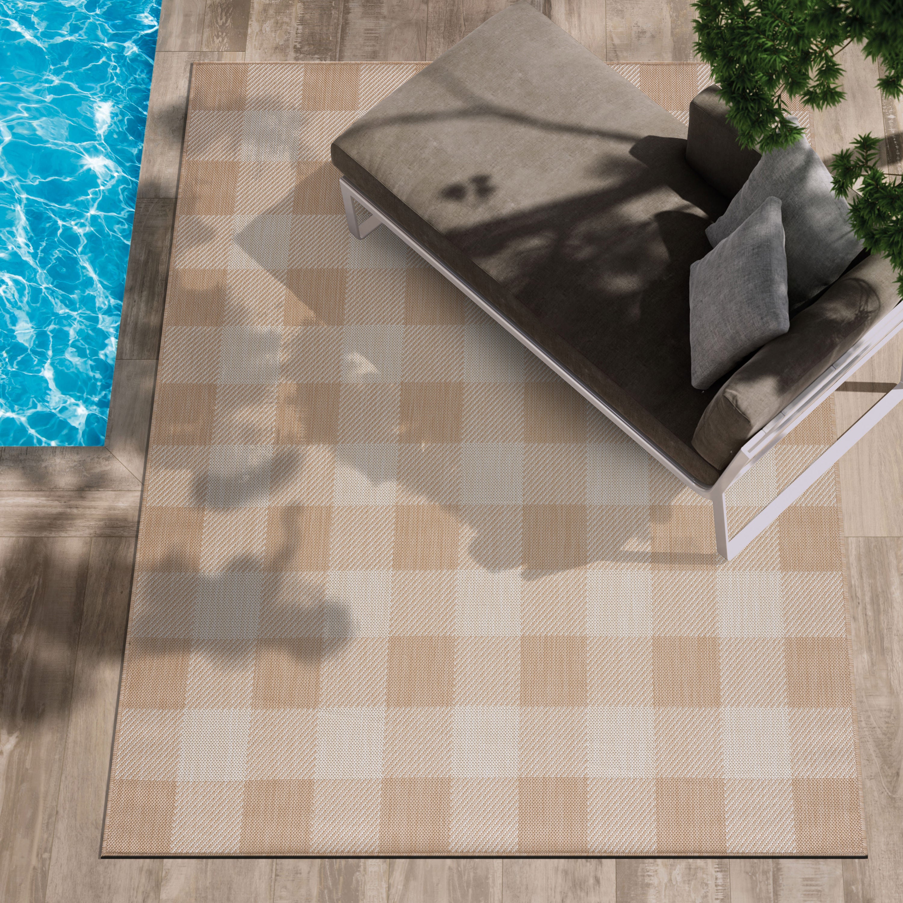 Buffalo Outdoor Rugs Beige