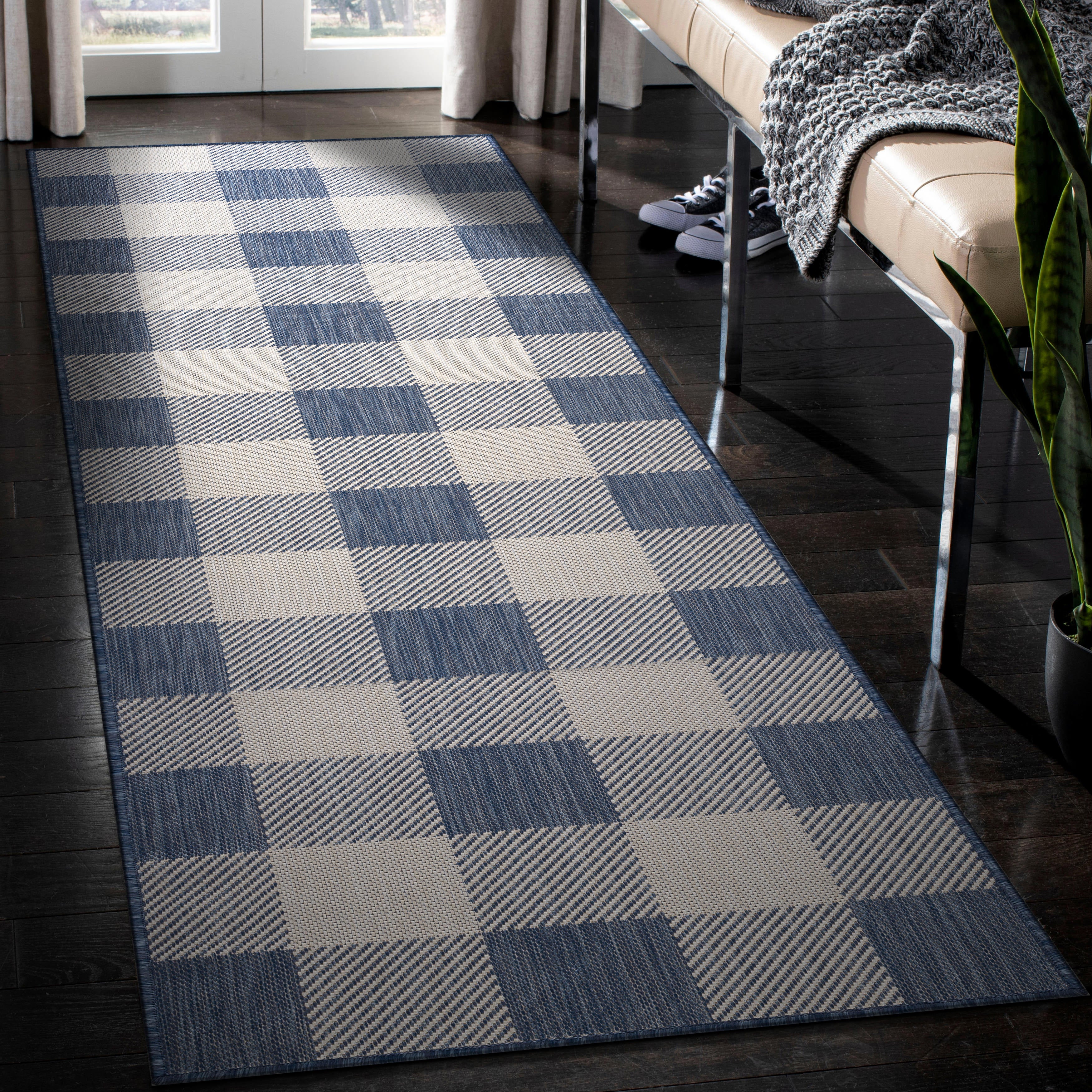 Buffalo Outdoor Rugs Blue